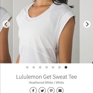 Lululemon White Shirt